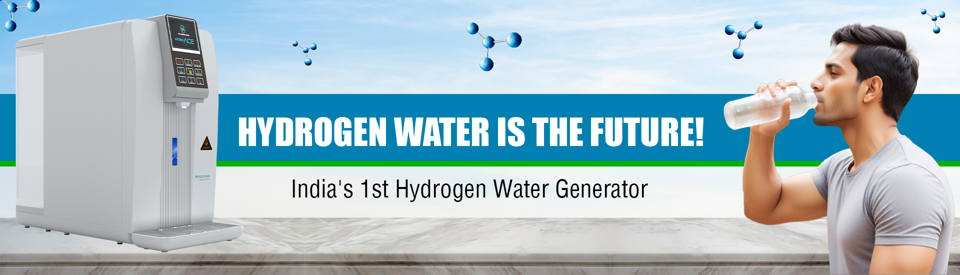 Hydrogen Water Is The Future Banner - India's 1st Hydrogen Water Generator